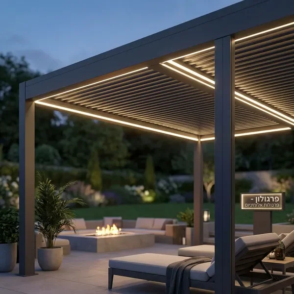 מערכת תאורת LED לפרגולה