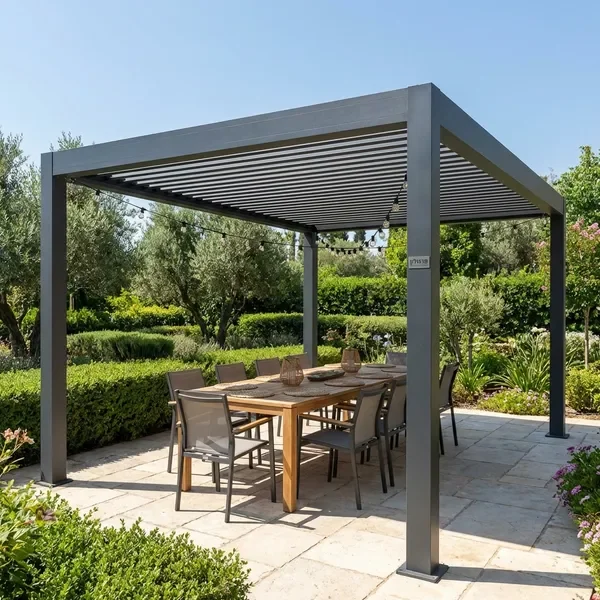 פרגולה עצמאית גדולה לגינה